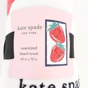 Kate Spade Oversized Beach Towel Strawberries